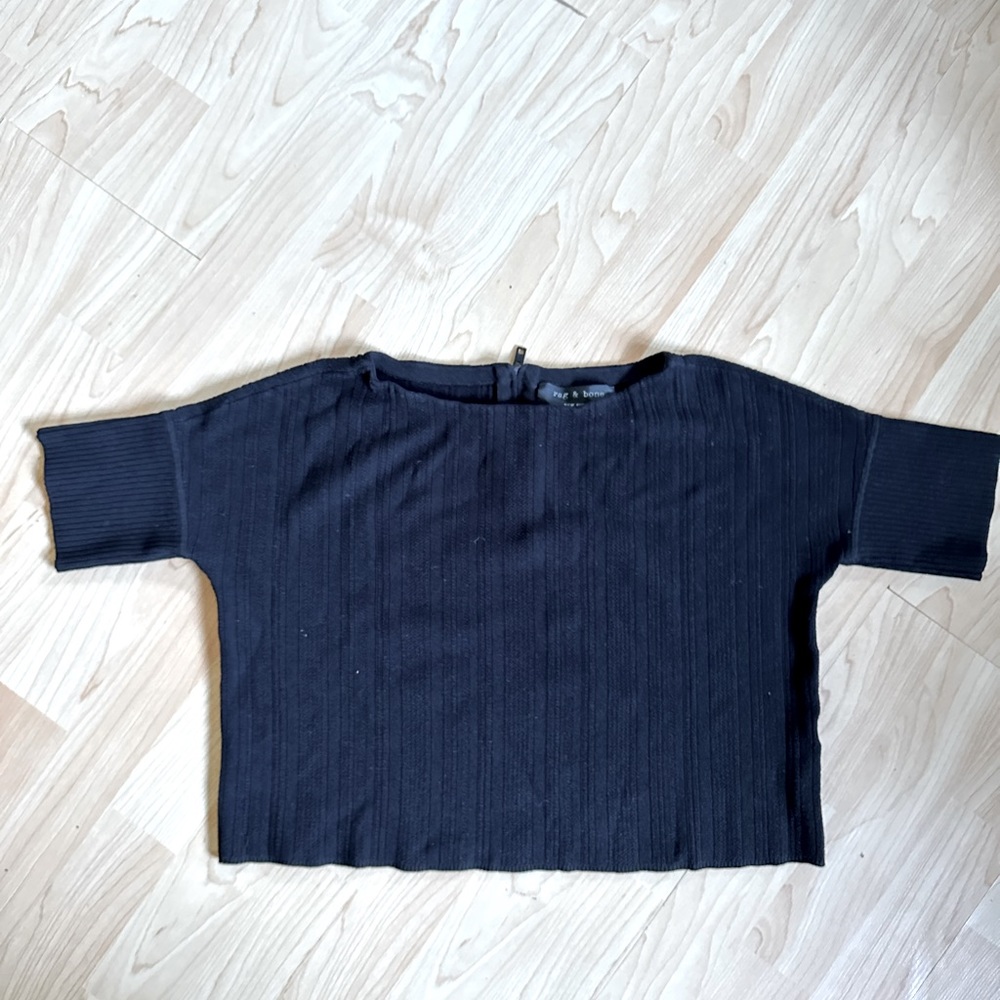 Rag And Bone Crop Knit Top - image 3